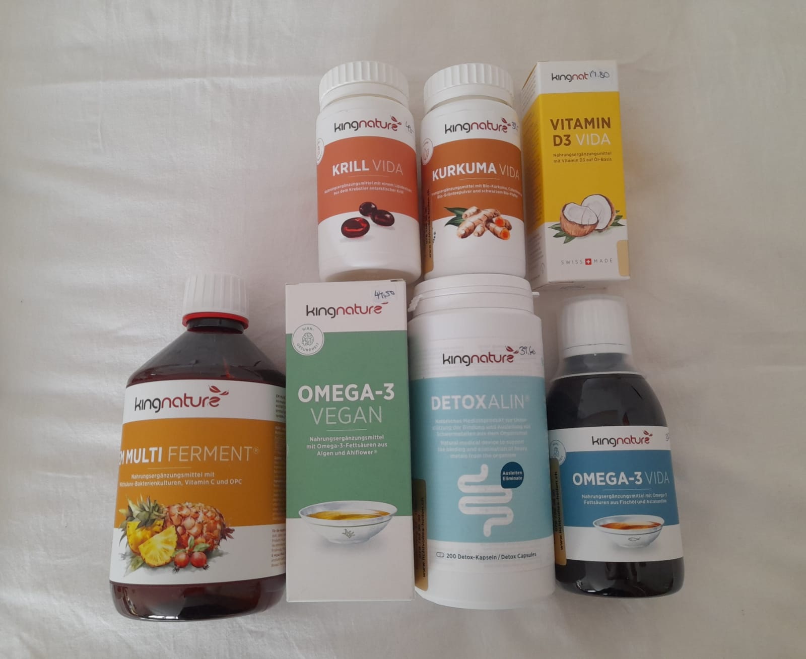 Das Bild zeigt Produkte für die Darmgesundheit
