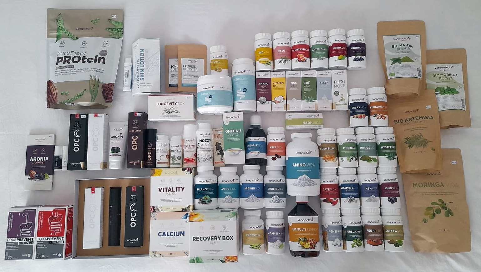 Titelbild der Seite Kingnature Produkte